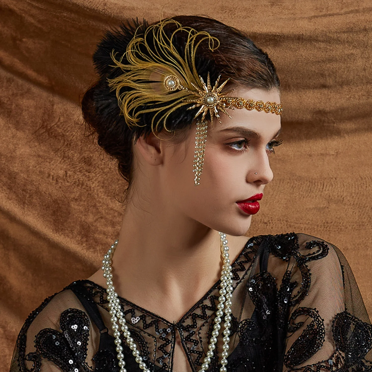 Women'S Fashion Of The 1920S - Diadema con diamantes de imitación de
