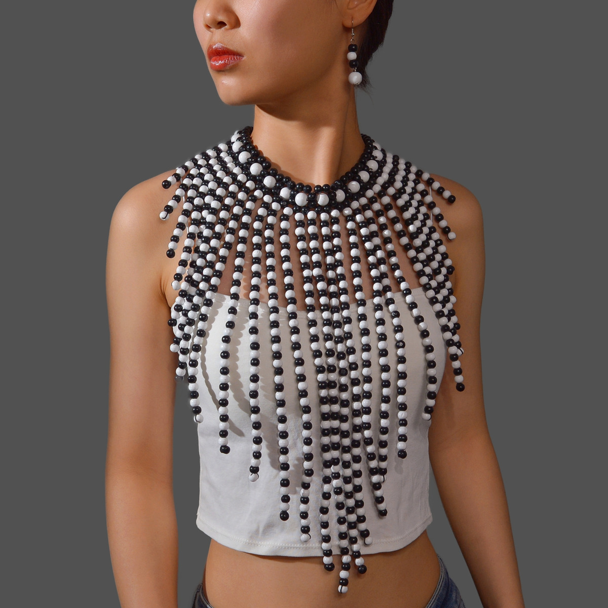 Women'S Fashion Of The 1920S - Conjunto de collar y pendientes de