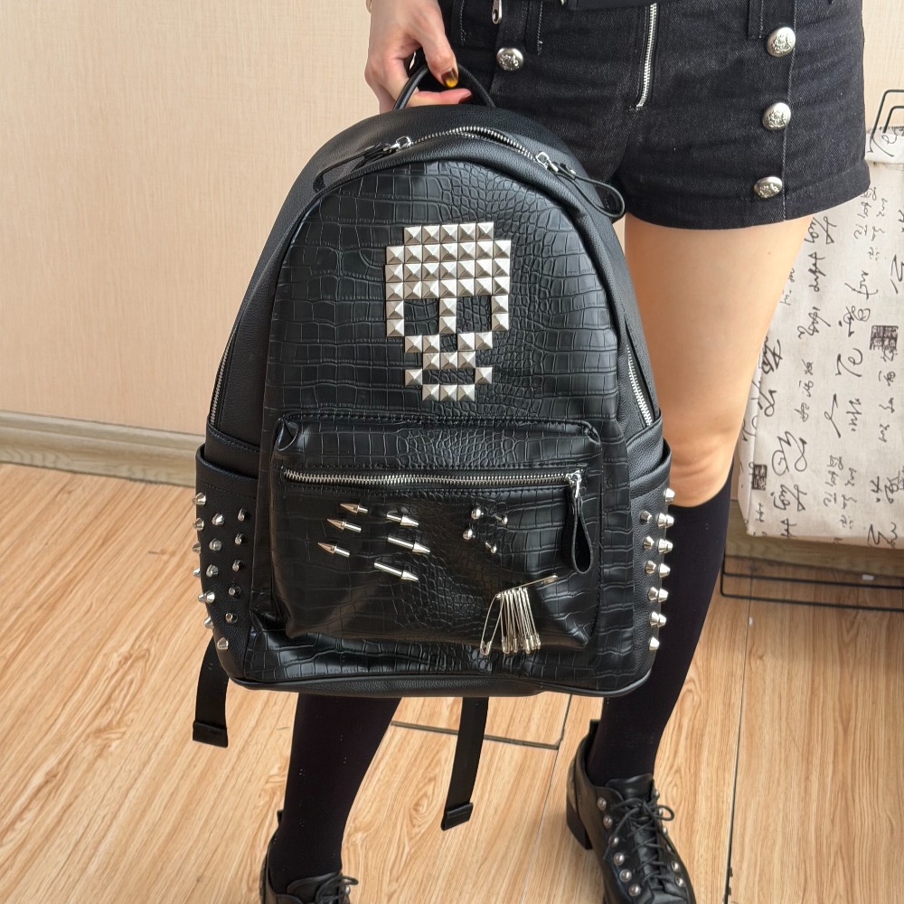Women'S Fashion Backpack - Mochila Original con Diseño de Cocodrilo
