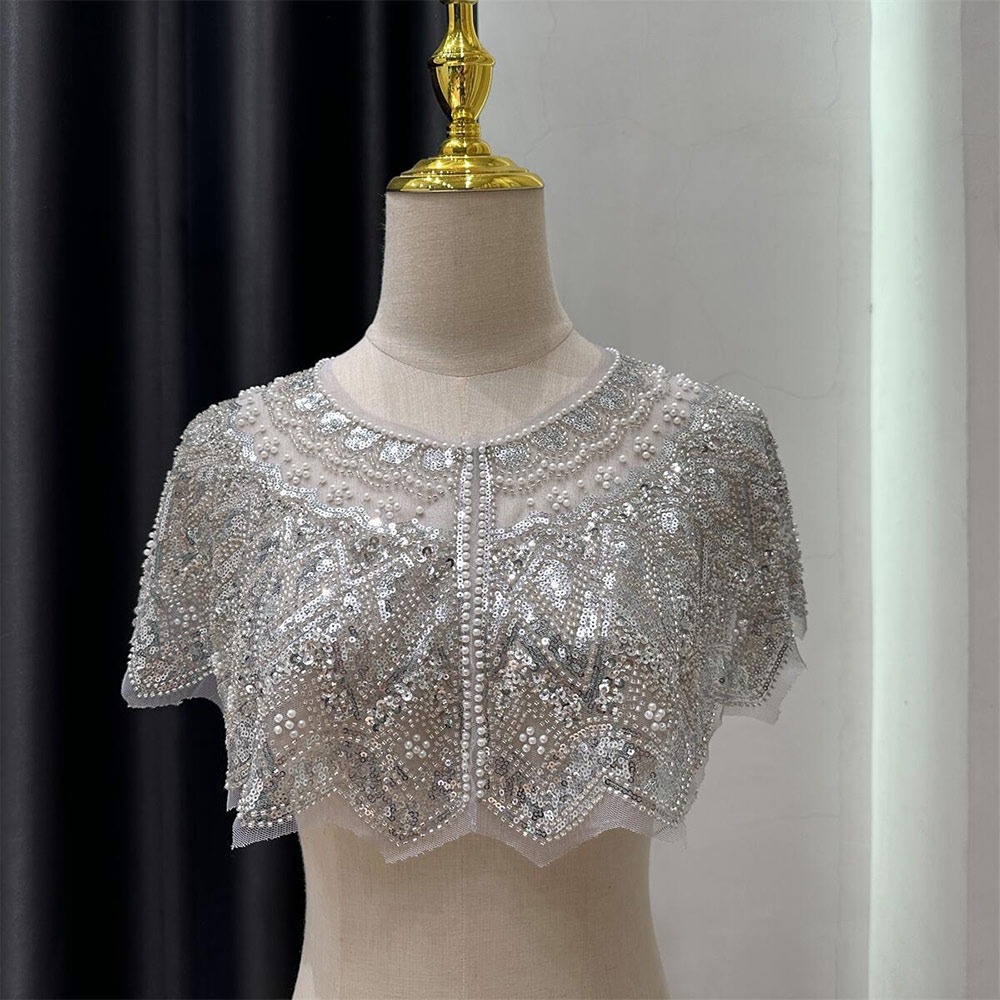 Women'S Fashion Of The 1920S - Chal de Lentejuelas Vintage con Adornos