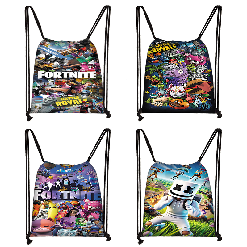 Women'S Fashion Backpack - Mochila con cordón estampada para niños,