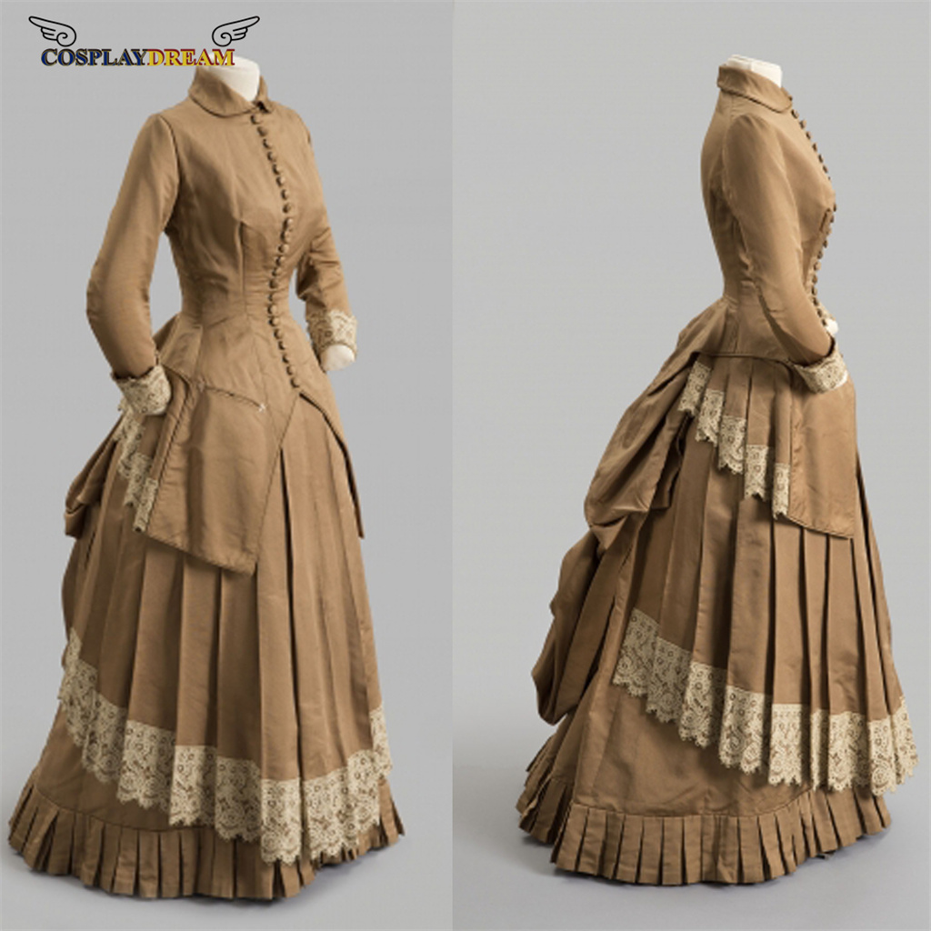 Women'S Fashion Victorian - Vestido de moda del siglo XIX,