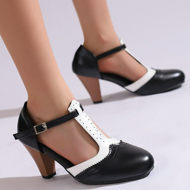 Women'S Fashion In The 1950S - Zapatos de Tacón Alto con Correa