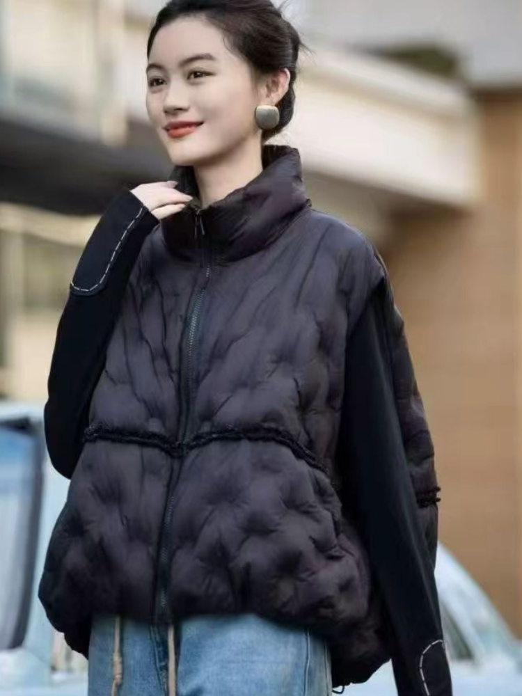 Puffer Vest Fashion Women - Moda Y2k abajo chaleco mujer invierno