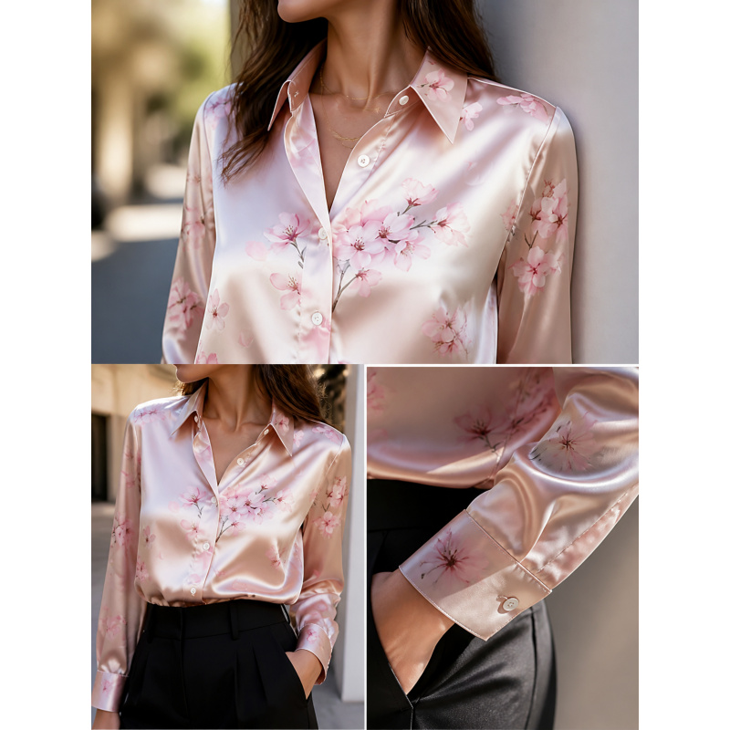 Women'S Fashion Trends - Camisa de manga larga con cuello