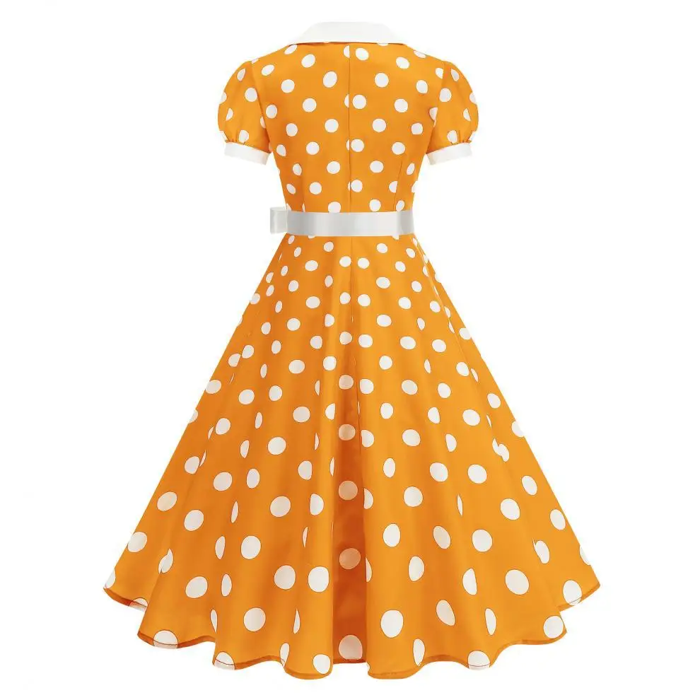 Women'S Fashion In The 1950S - Vestido Vintage de lunares para mujer,
