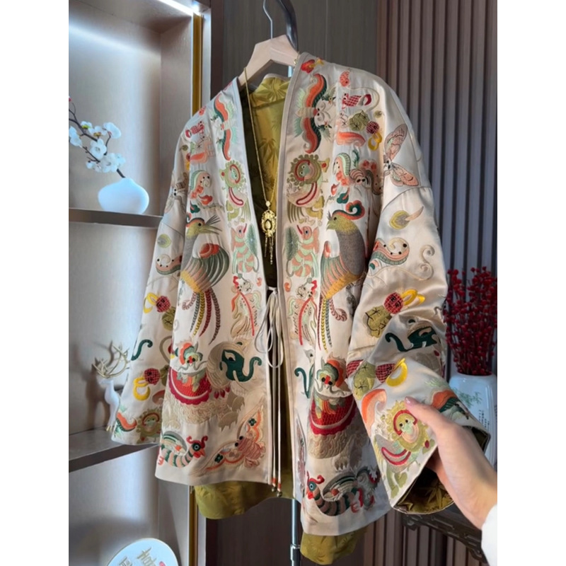 Women'S Fashion Jackets - Nuevo Kimono Estilo Chino, Chaqueta Cardigan