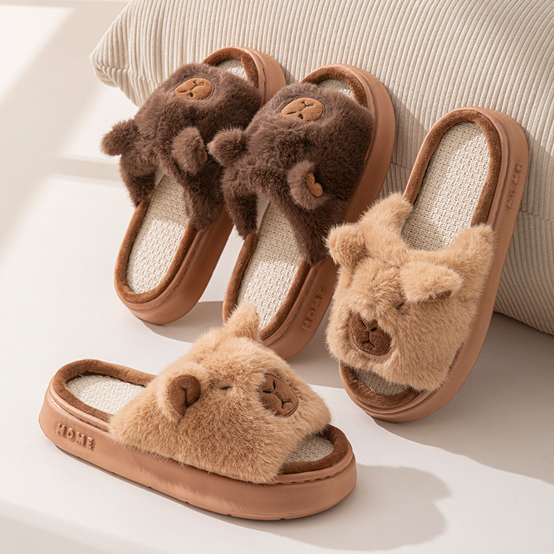Women Fashion Drawing - Pantuflas de Cáñamo para Mujer, Estilo