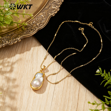 Women'S Fashion Vogue - WT-JN063 Collar de perlas naturales de