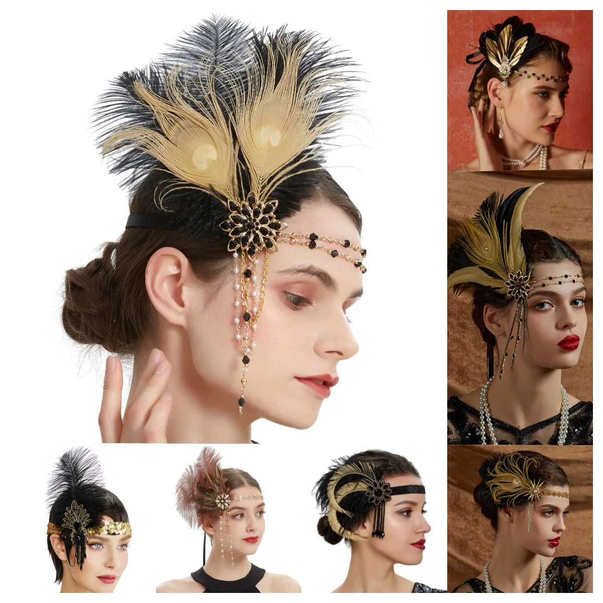 Diadema con diamantes de imita - Women'S Fashion Of The 1920S reseña y precio