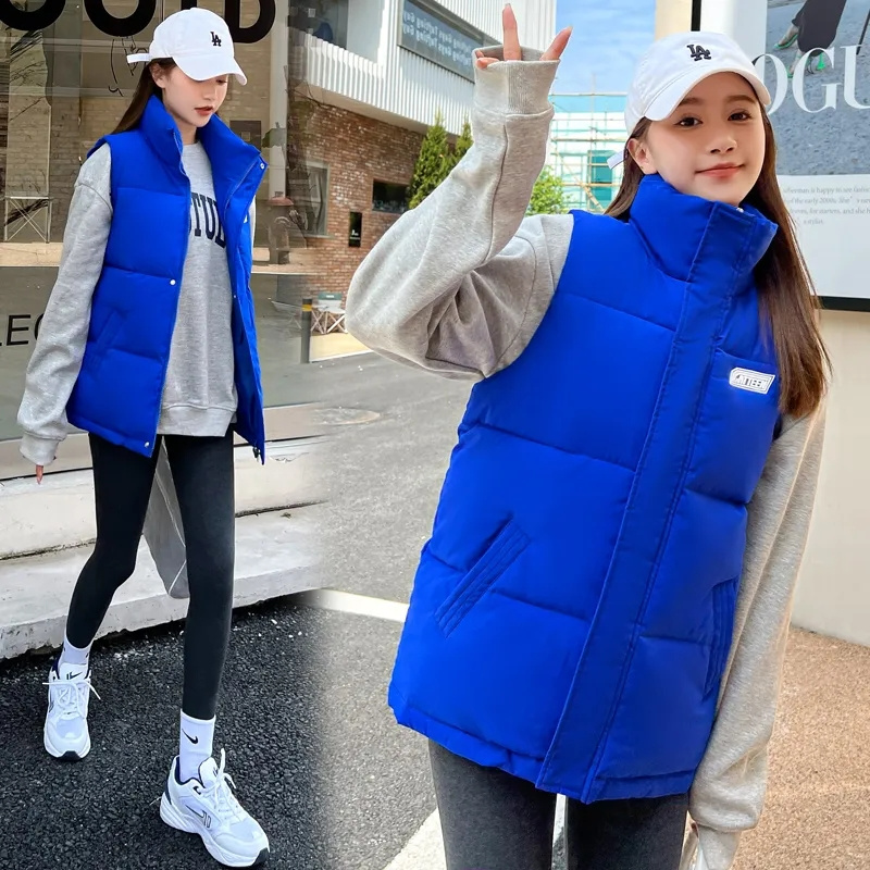 Otoño Invierno cálido recortad - Puffer Vest Fashion Women reseña y precio
