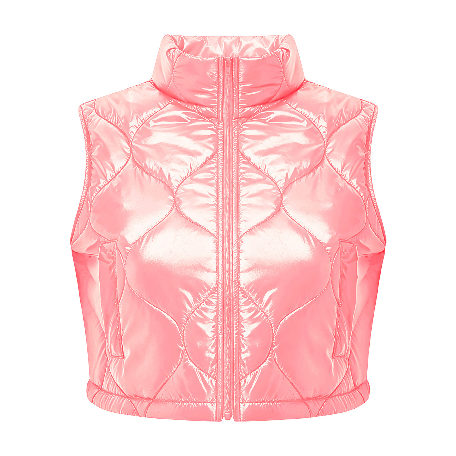 Chaleco corto acolchado cálido - Puffer Vest Fashion Women reseña y precio