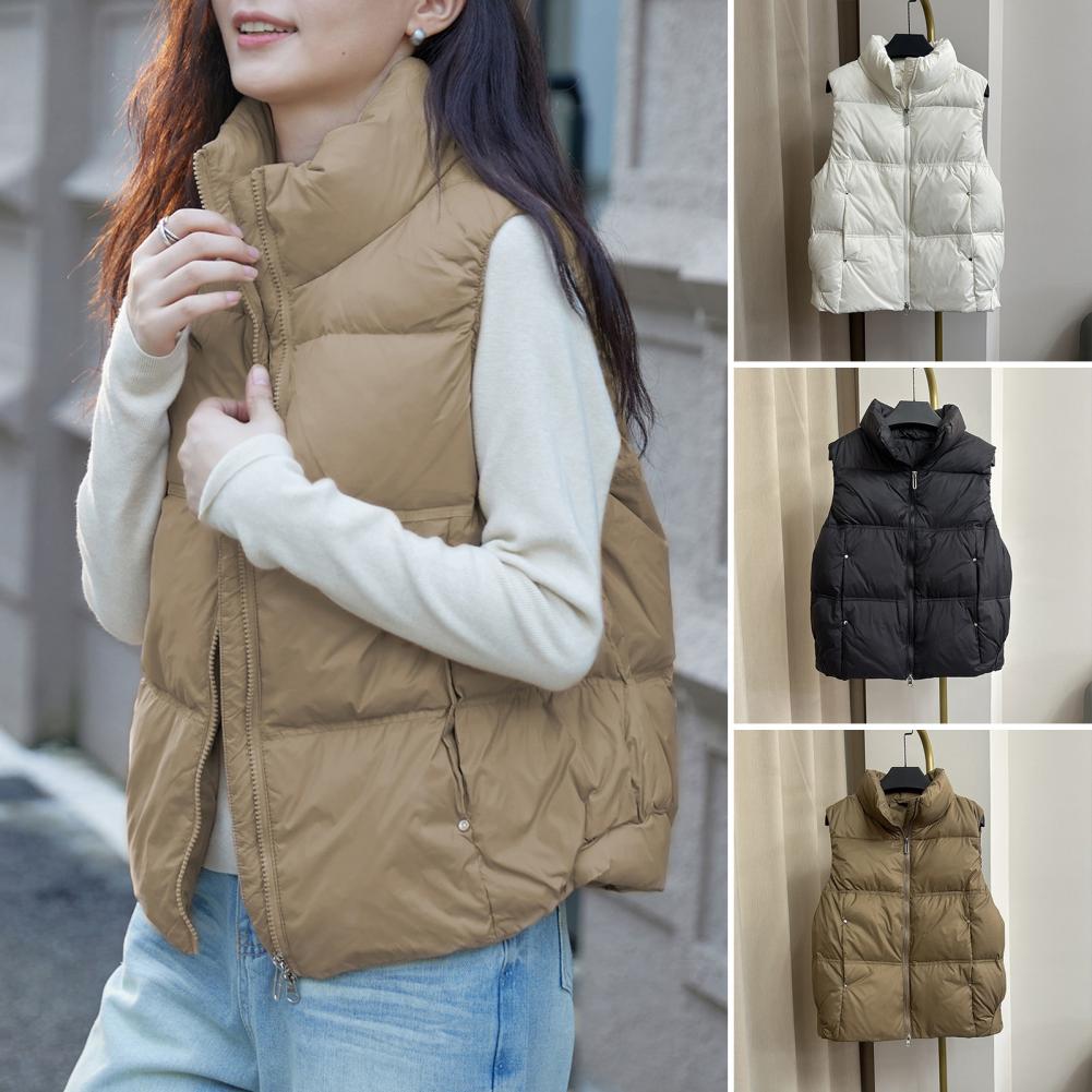 Chaquetas de invierno, chaleco - Puffer Vest Fashion Women reseña y precio