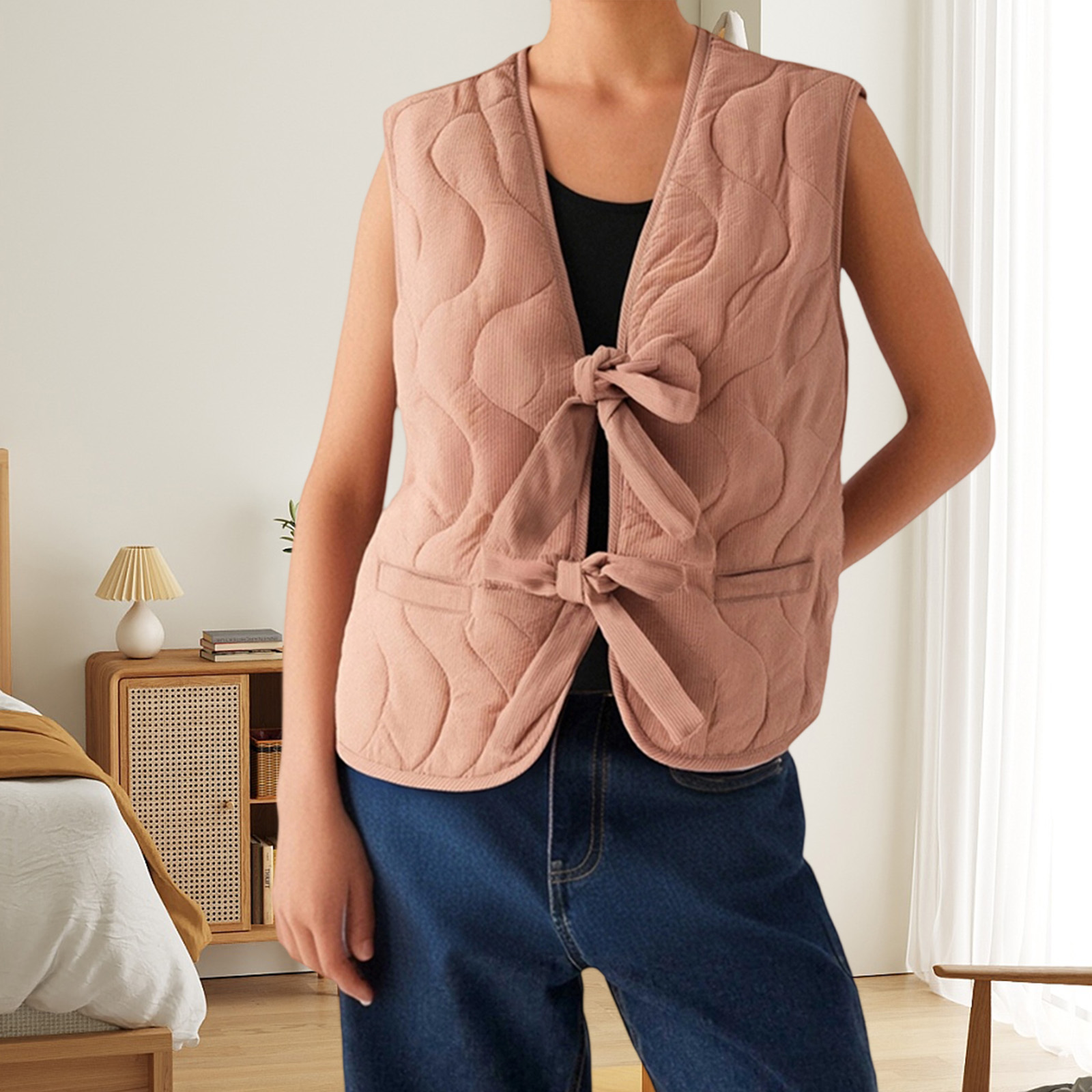Chaqueta acolchada de Color só - Puffer Vest Fashion Women reseña y precio