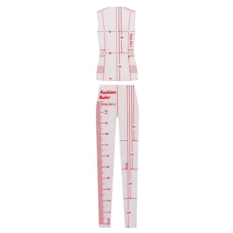 1 Juego de Reglas de Dibujo de - Women Fashion Figure Template reseña y precio