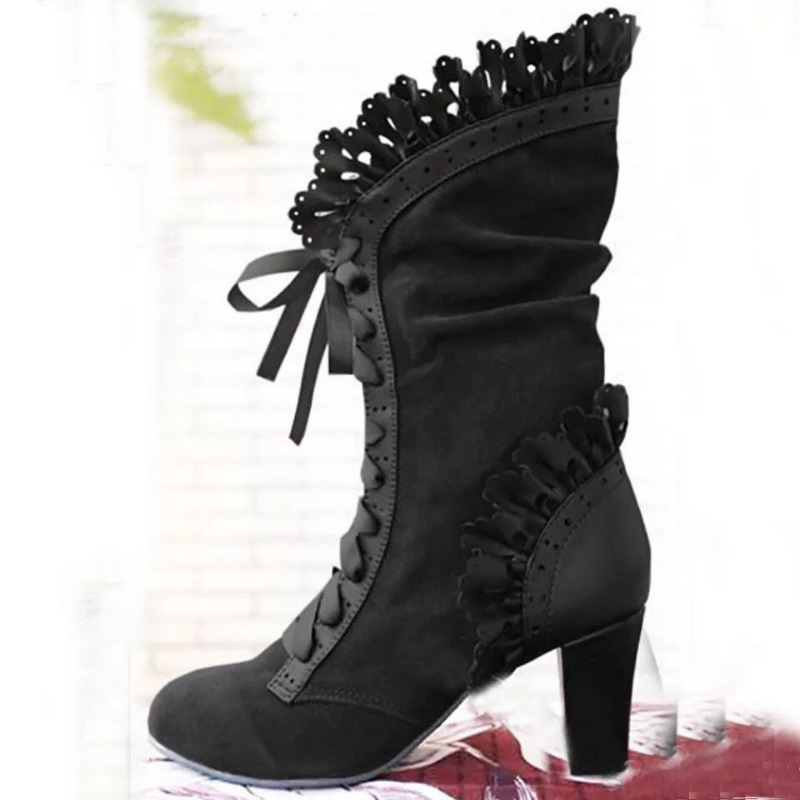 Zapatos de tacón alto con cord - Women'S Fashion Victorian reseña y precio