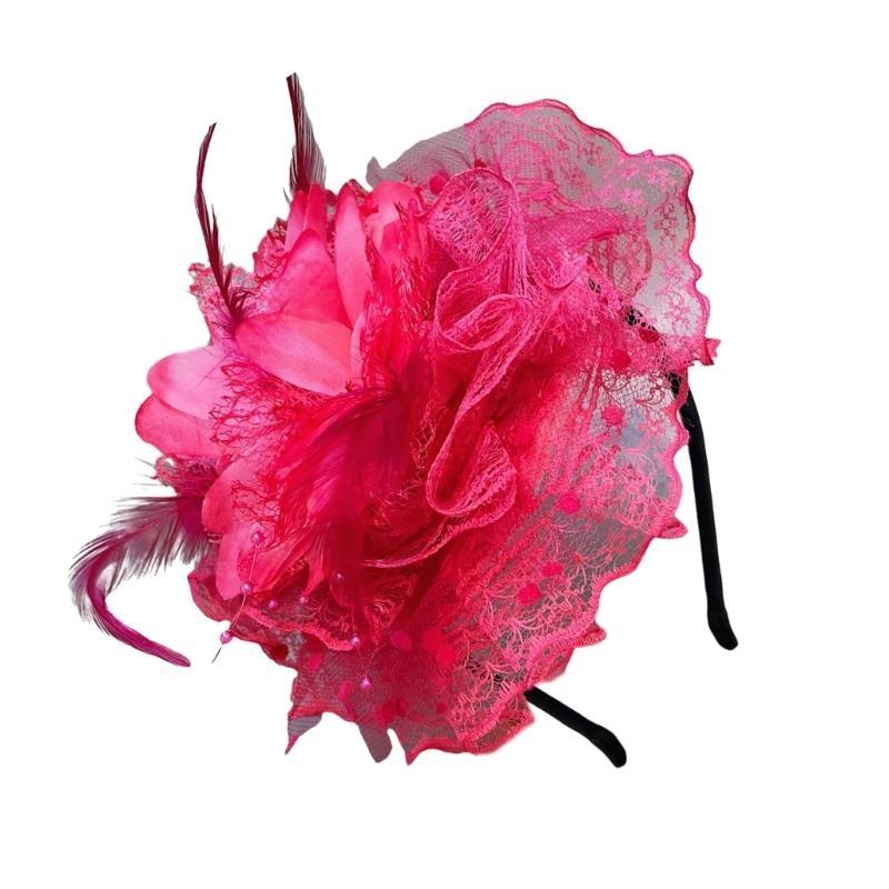A52E Lace Flower Hair Hoop for - Women'S Fashion Of The 1920S reseña y precio