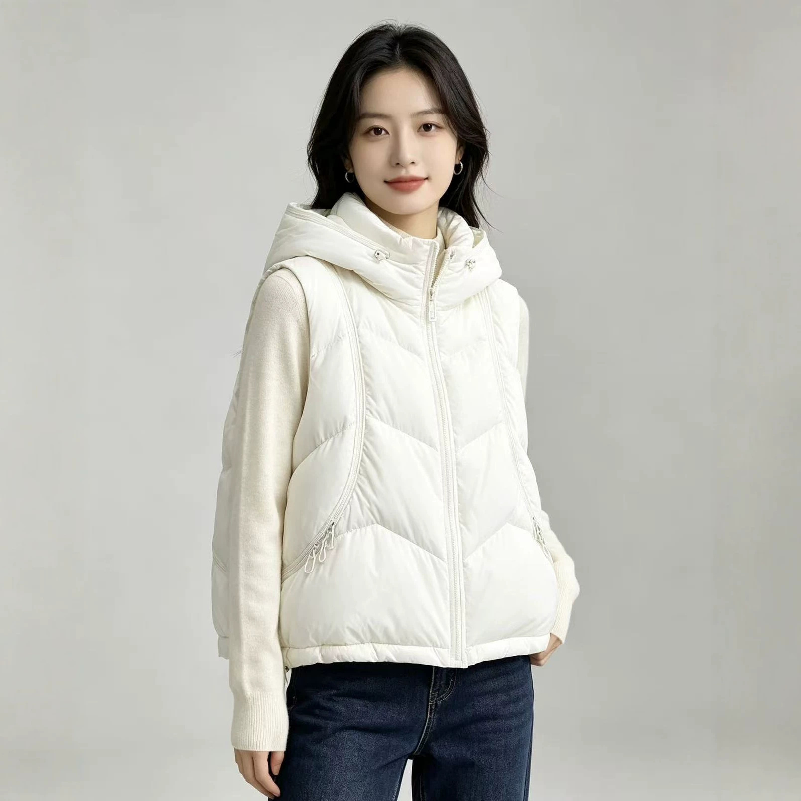 Chaleco de Plumón y Algodón pa - Puffer Vest Fashion Women reseña y precio