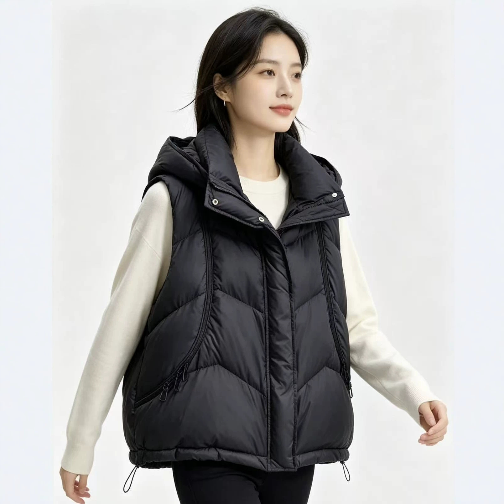 Chaleco de Plumón y Algodón pa - Puffer Vest Fashion Women reseña y precio