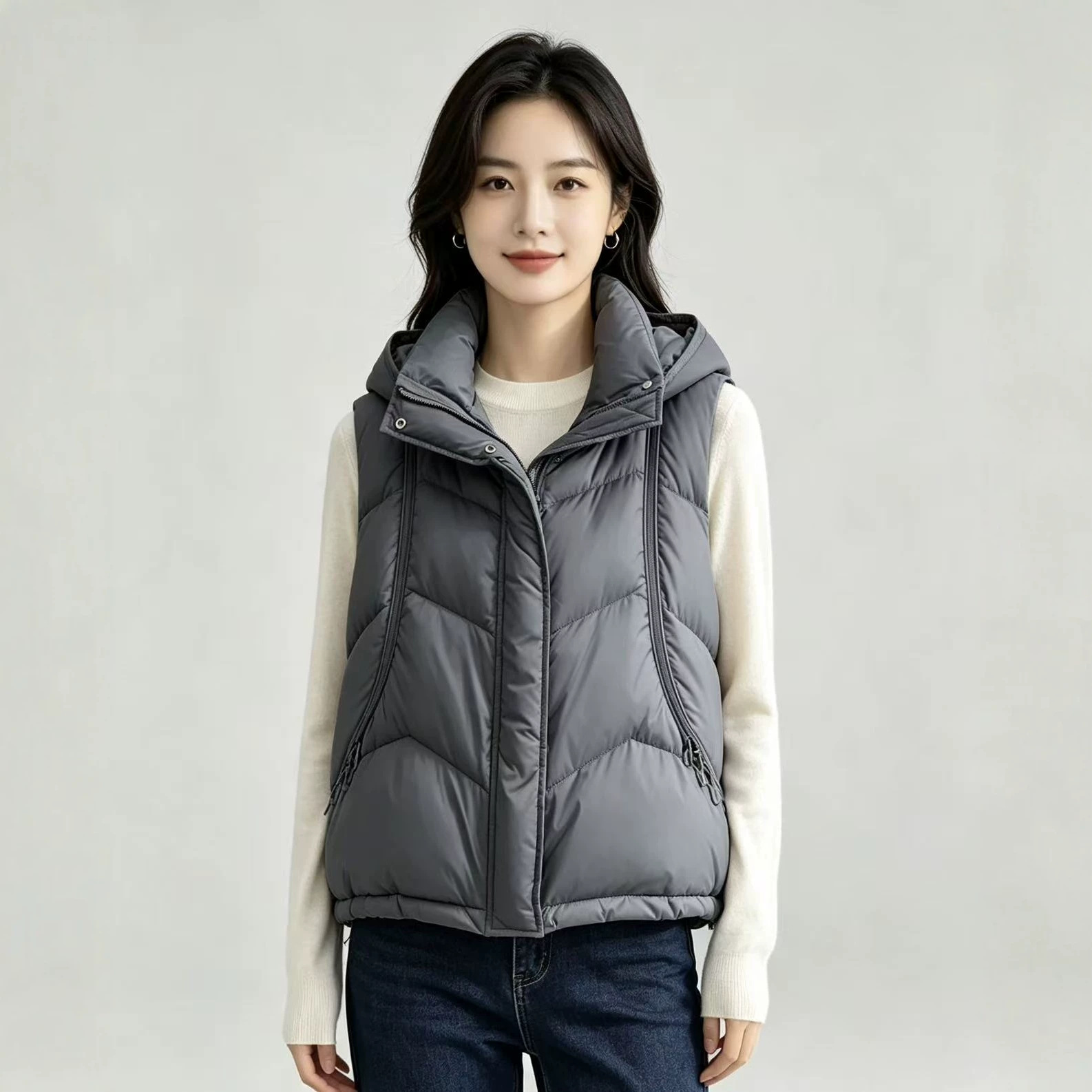 Chaleco de Plumón y Algodón pa - Puffer Vest Fashion Women reseña y precio
