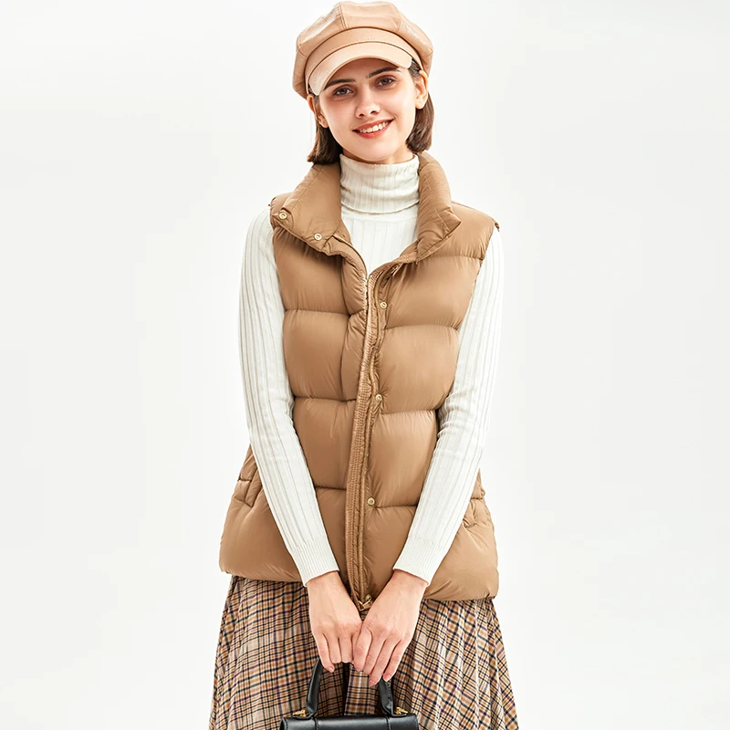 2024 nueva moda femenina corto - Puffer Vest Fashion Women reseña y precio