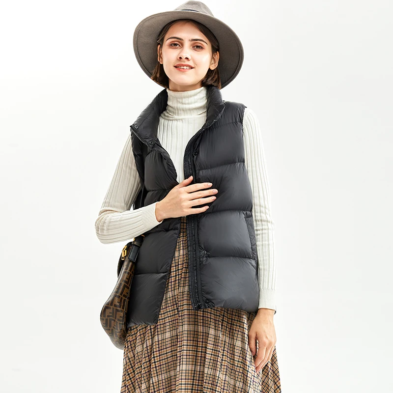 2024 nueva moda femenina corto - Puffer Vest Fashion Women reseña y precio