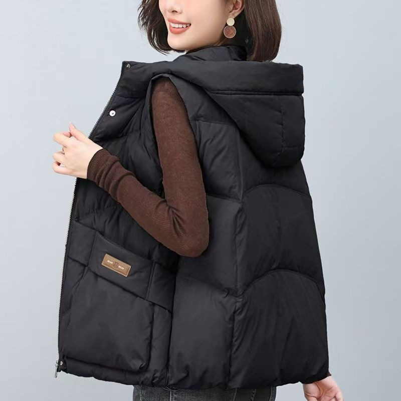 Chaleco acolchado de gran tama - Puffer Vest Fashion Women reseña y precio