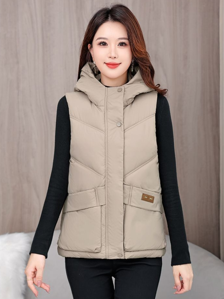 Chaleco acolchado de gran tama - Puffer Vest Fashion Women reseña y precio