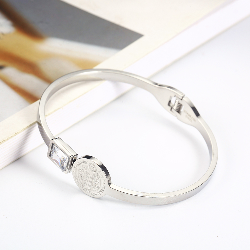 OUFEI-brazaletes de acero inox - Women'S Fashion Vogue reseña y precio