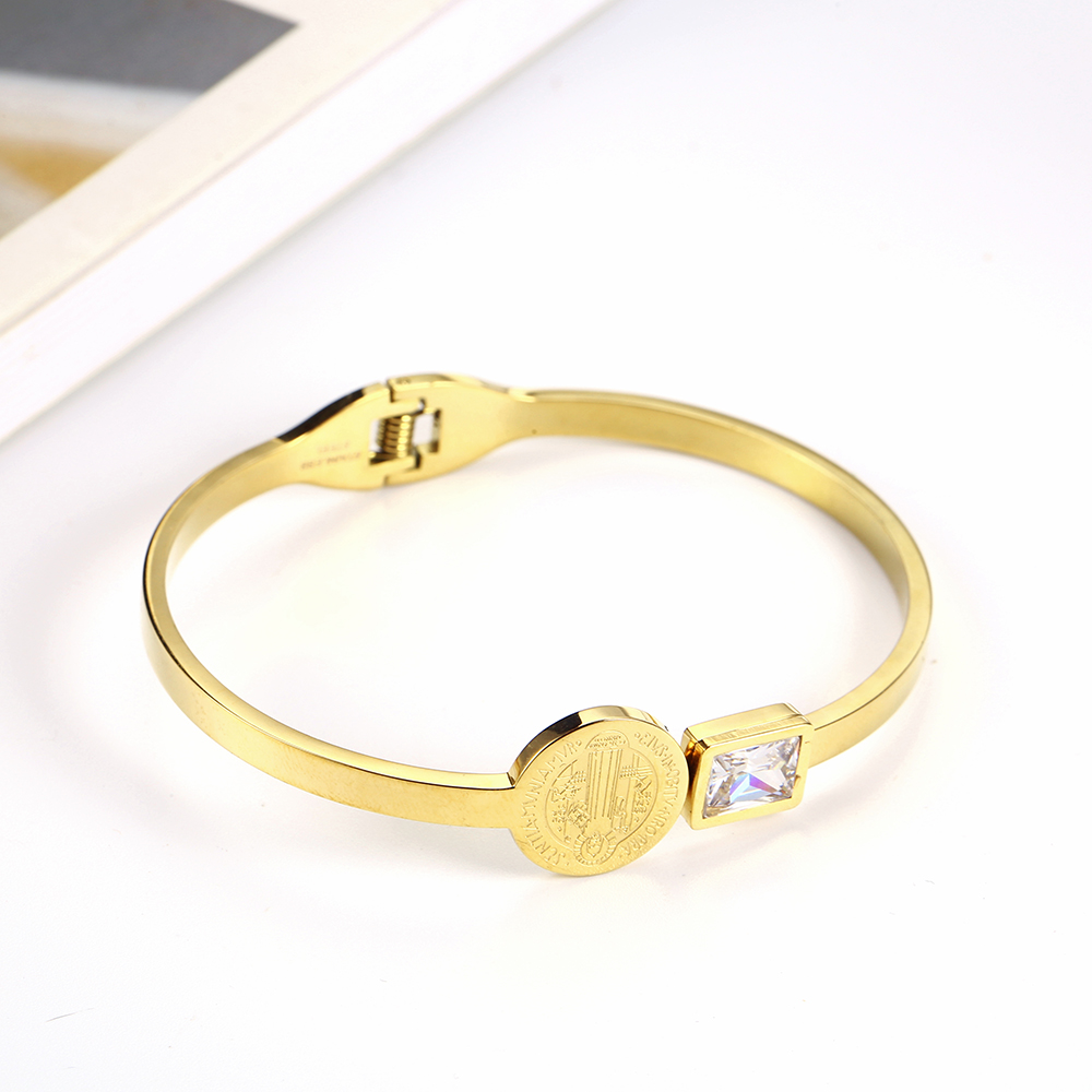 OUFEI-brazaletes de acero inox - Women'S Fashion Vogue reseña y precio
