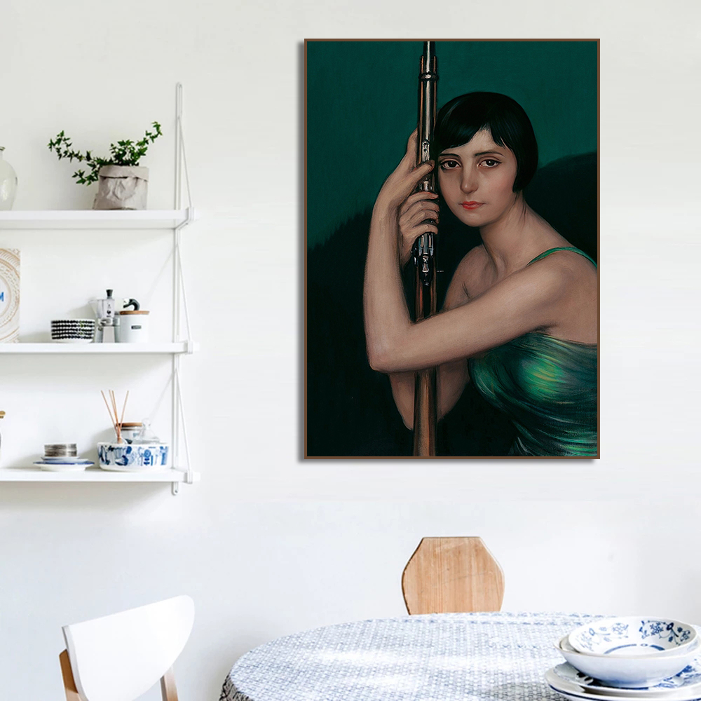 Póster de Retrato de Mujer del - Women Fashion Drawing reseña y precio