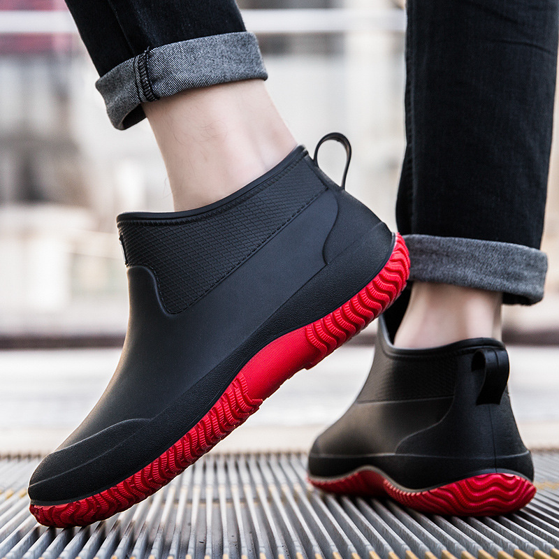 Botas de lluvia de goma para h - Women'S Fashion Gumboots reseña y precio