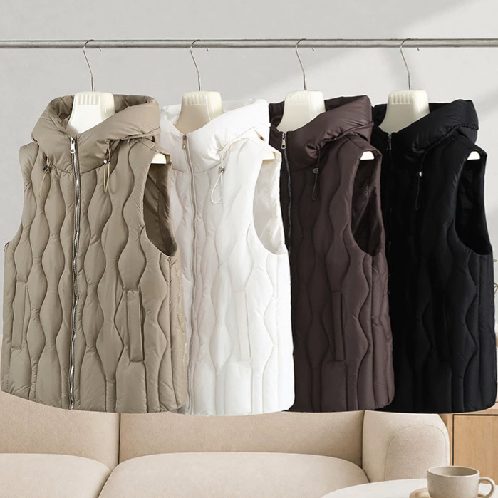 Chaleco Corto y Grueso de Algo - Puffer Vest Fashion Women reseña y precio