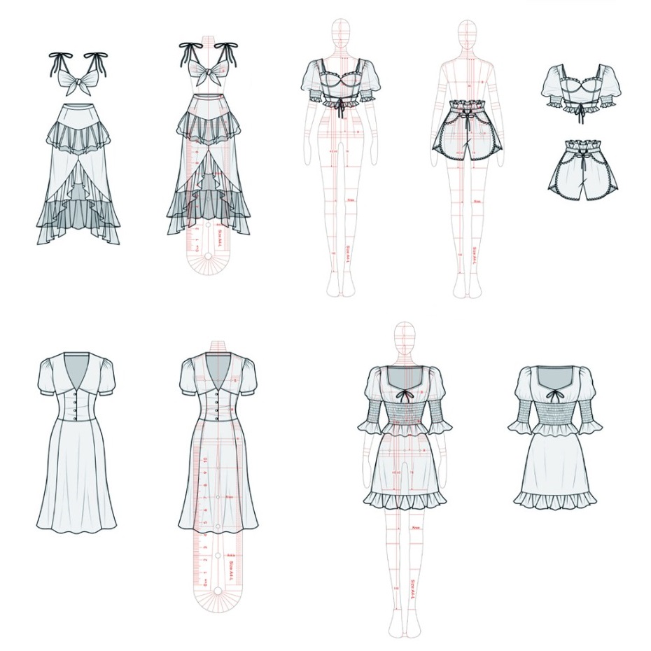 Regla de dibujo de moda para m - Women Fashion Figure Template reseña y precio