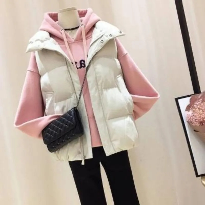 2025 Chaleco corto acolchado p - Puffer Vest Fashion Women reseña y precio