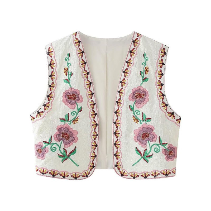 Chaleco Bordado Vintage de Mod - Women'S Fashion Vogue reseña y precio