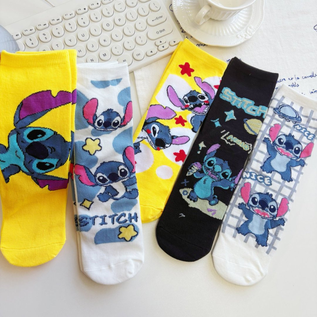 Calcetines con personajes de d - Women Fashion Drawing reseña y precio