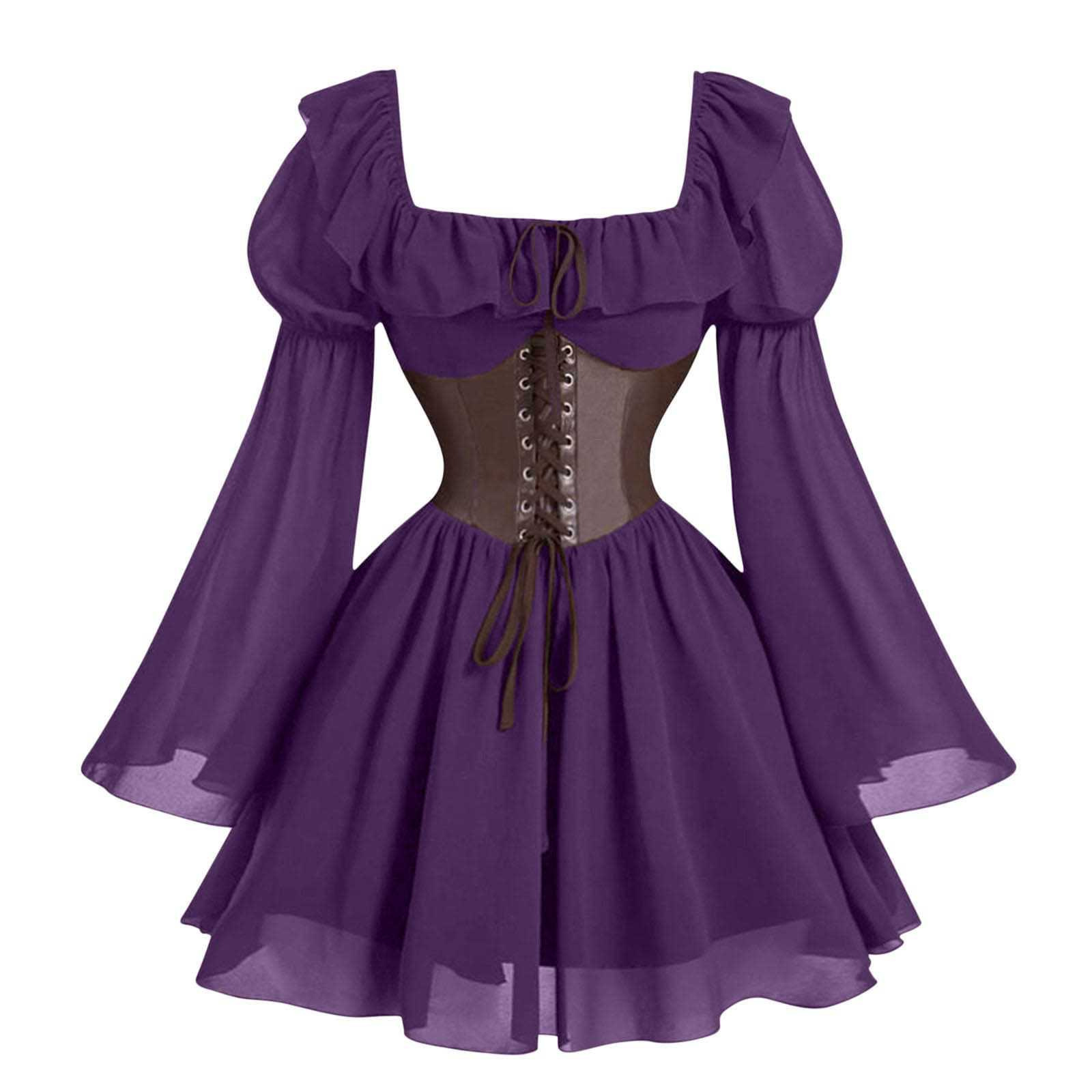Vestido Medieval renacentista  - Women'S Fashion Victorian reseña y precio