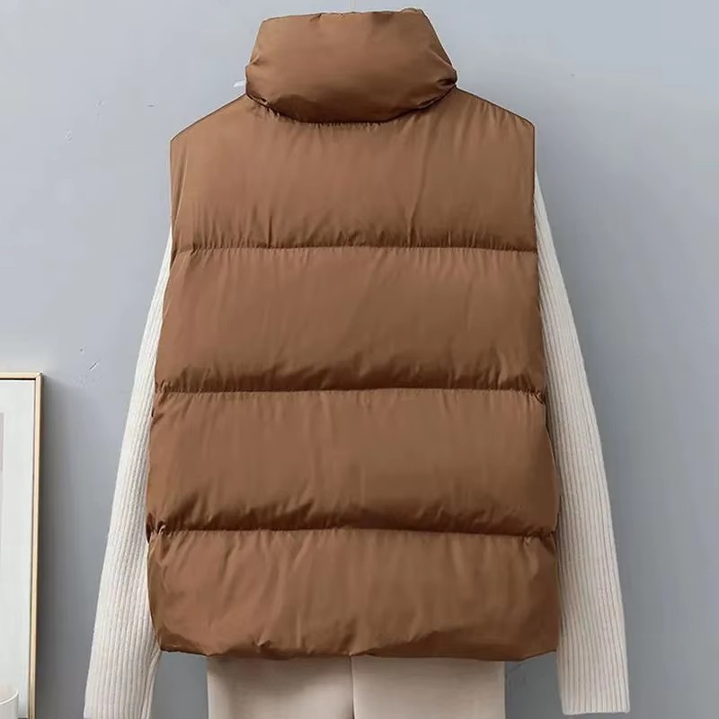 2025 nuevo chaleco recortado c - Puffer Vest Fashion Women reseña y precio