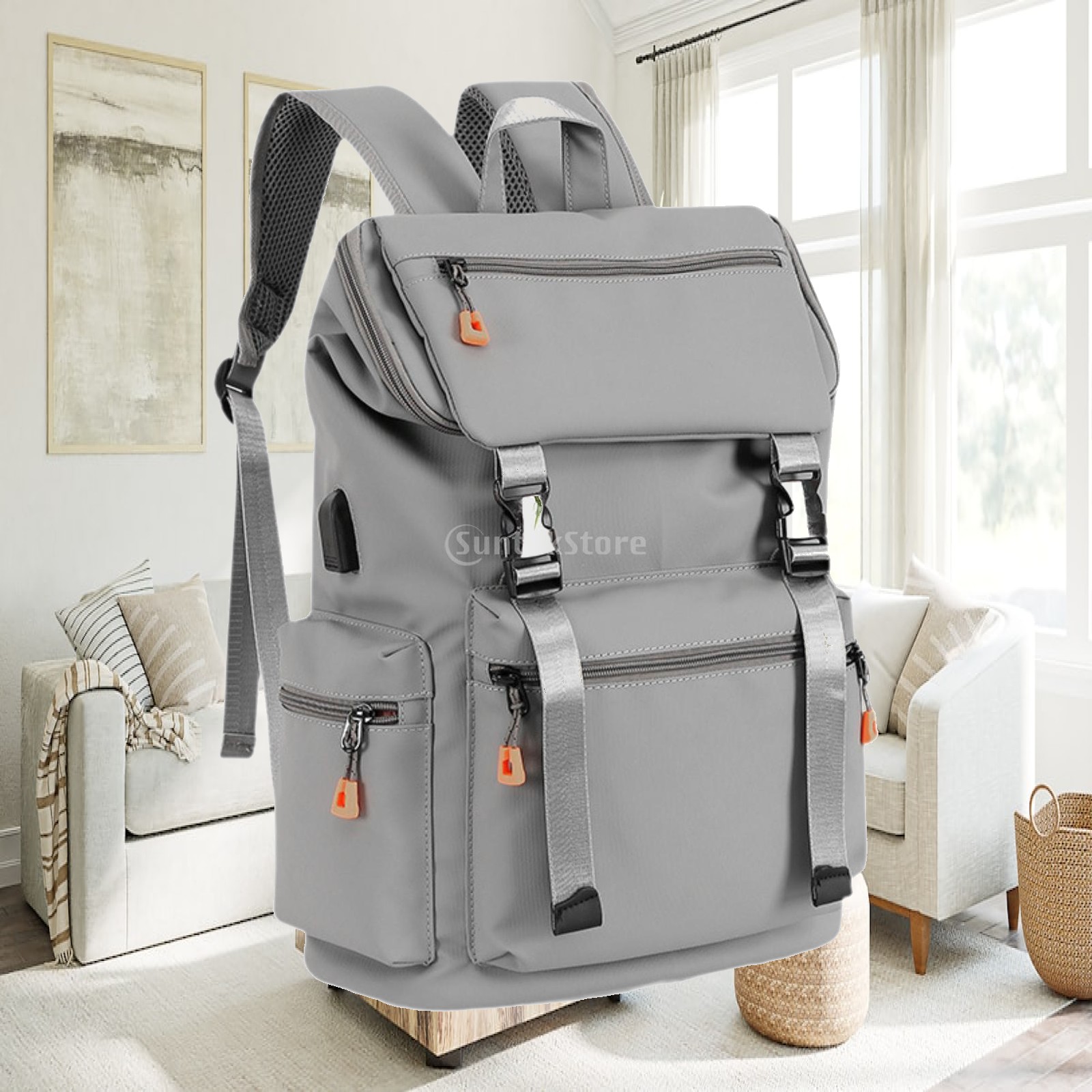 Mochila informal con organizad - Women'S Fashion Backpack reseña y precio