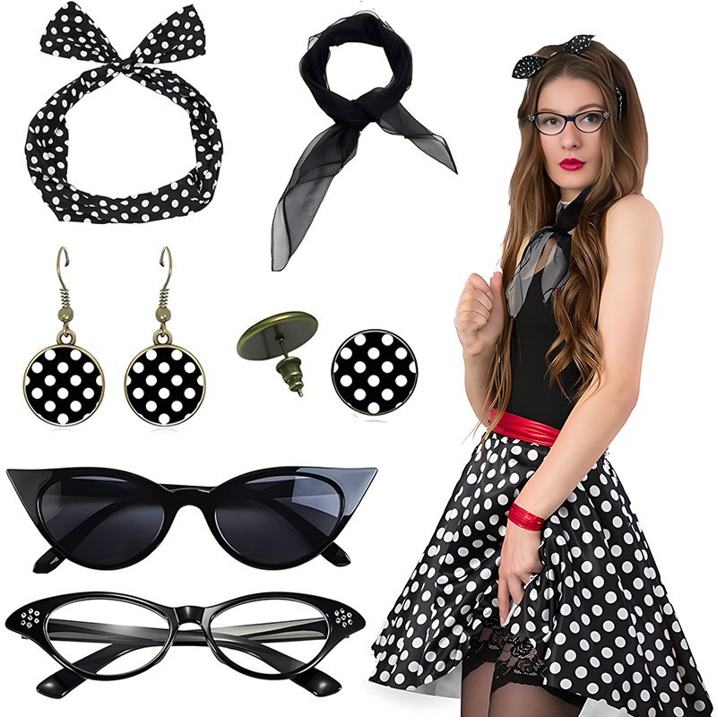 Conjunto de Accesorios de Fies - Women'S Fashion In The 1950S reseña y precio