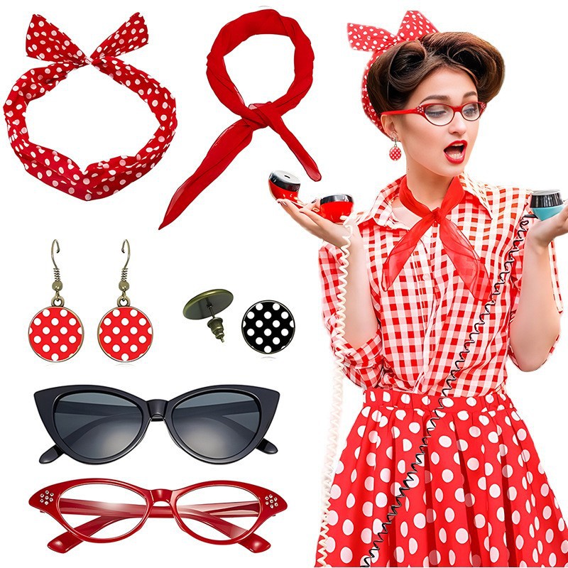 Conjunto de Accesorios de Fies - Women'S Fashion In The 1950S reseña y precio