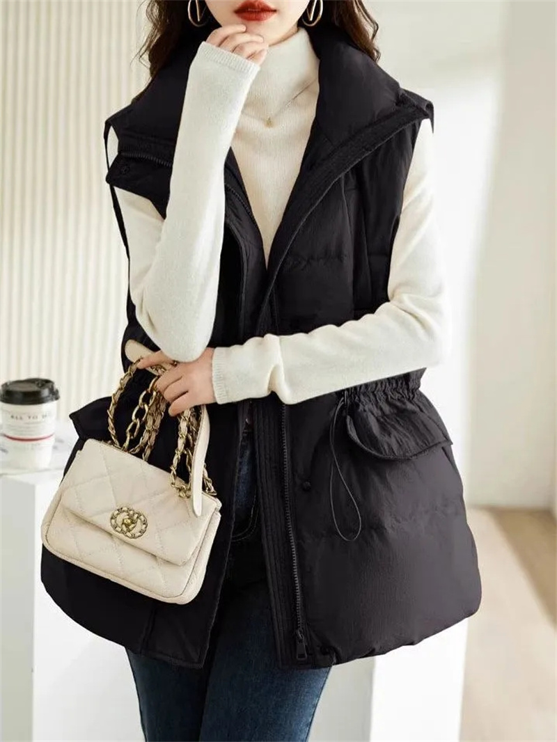 2025 nueva chaqueta acolchada  - Puffer Vest Fashion Women reseña y precio