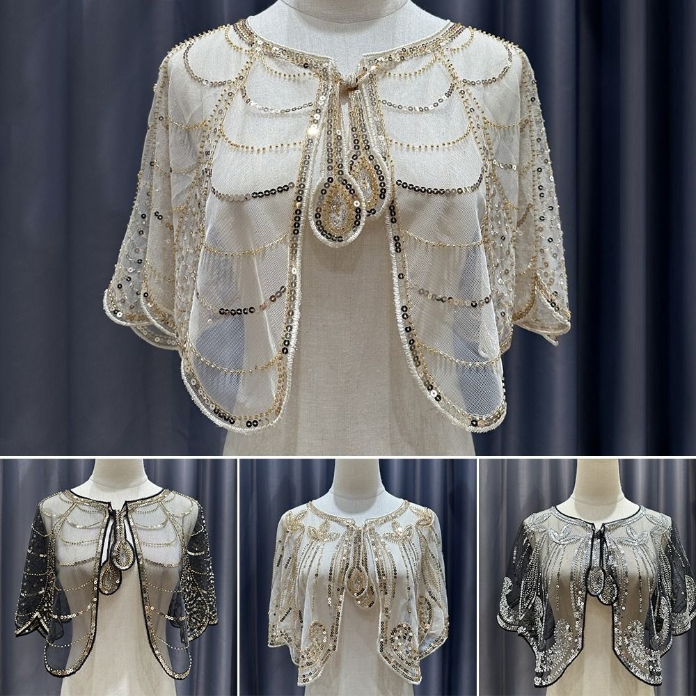 Elegante Chal de Lentejuelas B - Women'S Fashion Of The 1920S reseña y precio
